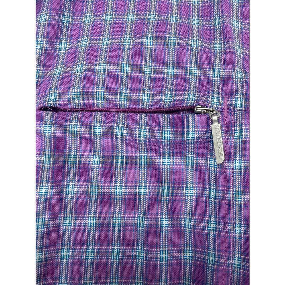 ICEBREAKER Terra LS Plaid Women's Long Sleeve Shirt Size XS - Picture 6 of 8